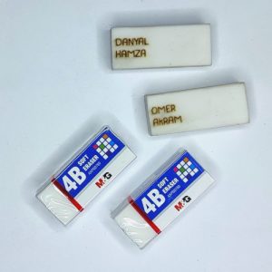 Customized Pencil Eraser, Pack of 4