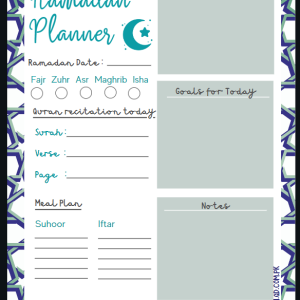 Ramadan Planner 5