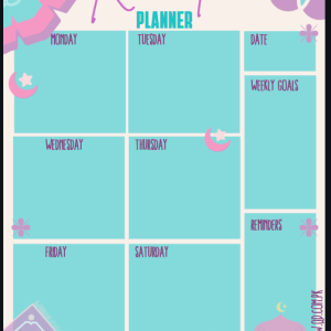 Ramadan Weekly Planner - Pastels