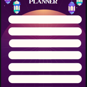 Ramadan Planner General - Amethyst